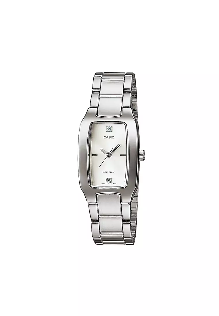 55% OFF Women's Analog LTP-1165A-7C2 Stainless Steel Band Casual Watch