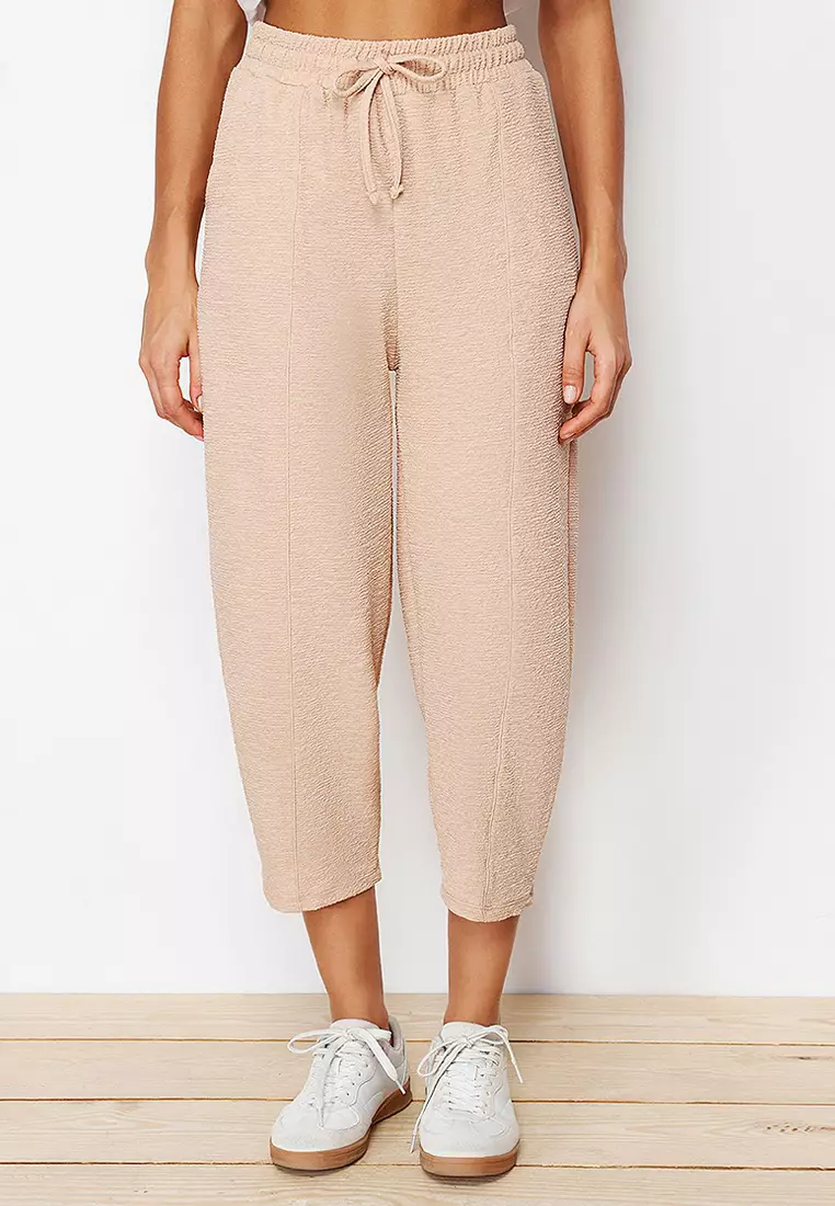 76% OFF Elastic Crop Pants