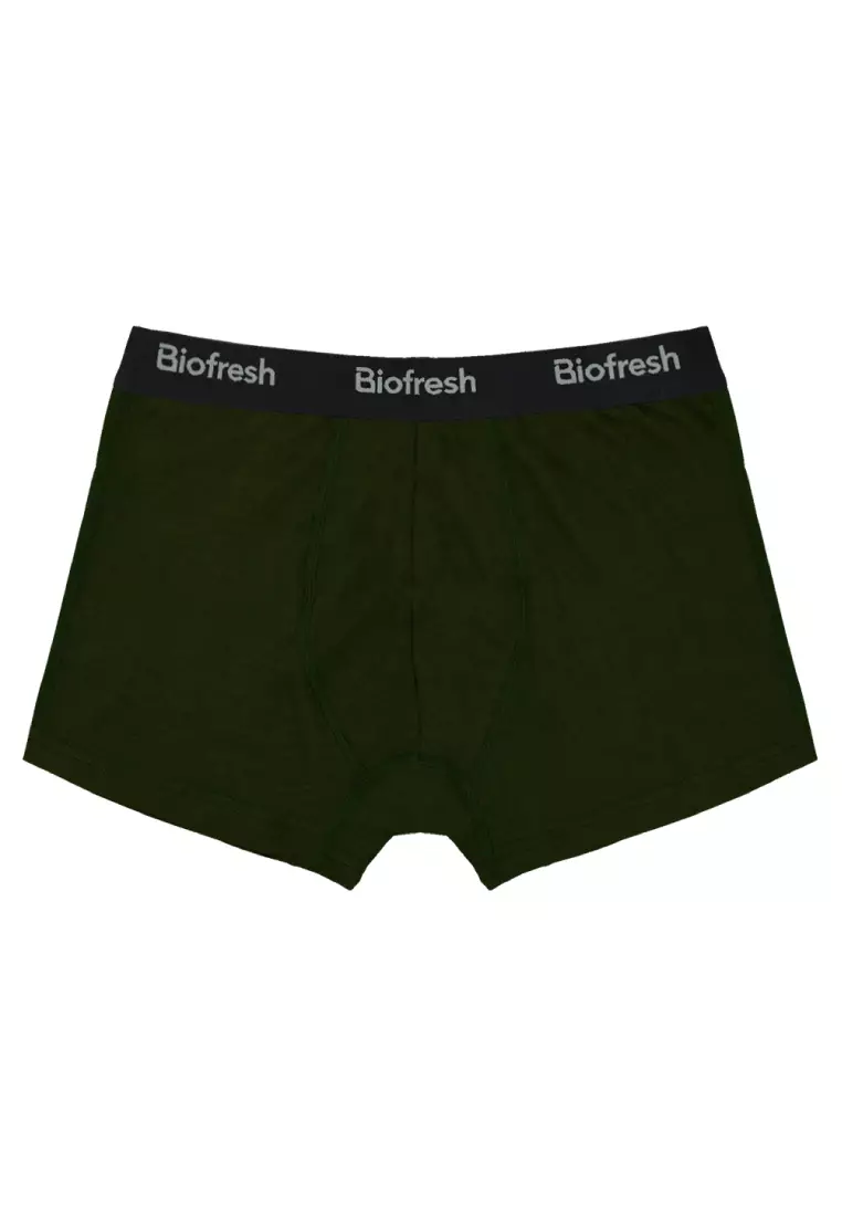 50% OFF Biofresh Men's Antimicrobial Cotton Boxer Brief 1 piece UMBBFS2