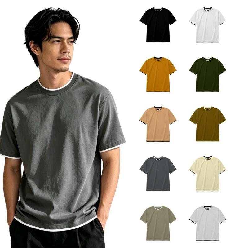 17% OFF CAKY BASIC TEE (No Pocket)  250 GSM COTTON TERRY FABRIC