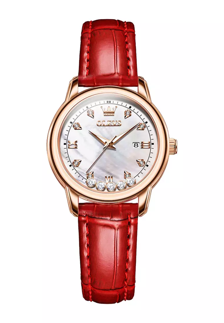66% OFF Noire Leather Women Quartz Watch
