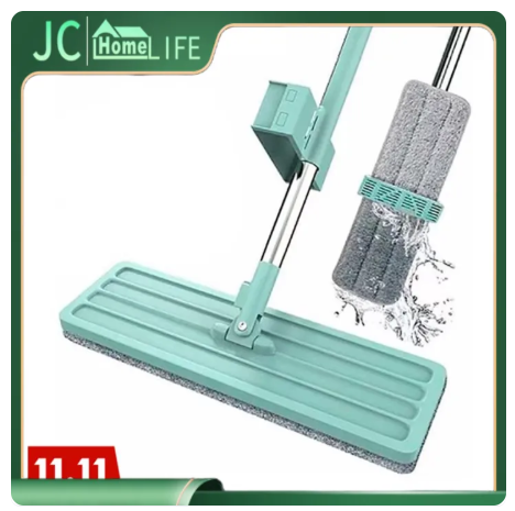 9% OFF Smart Mop 360 Rotating Lengthen Flat Mop Free Hand Washing Flat Mop Cleaner Lazy Household Cleaning