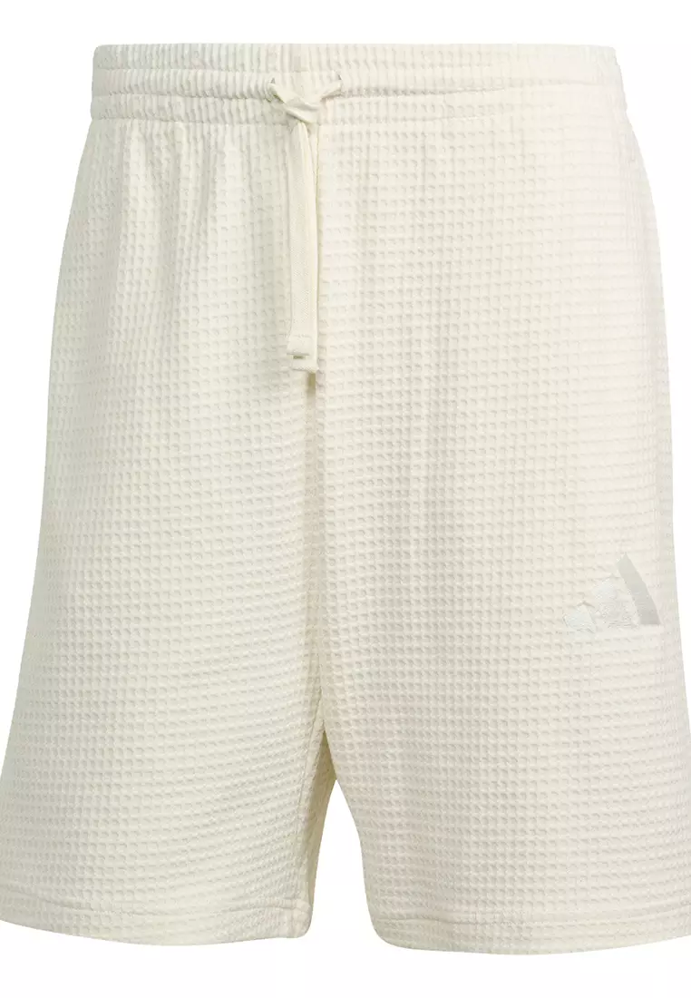 51% OFF ADIDAS ALL SZN Waffle Knit 7-inch Shorts