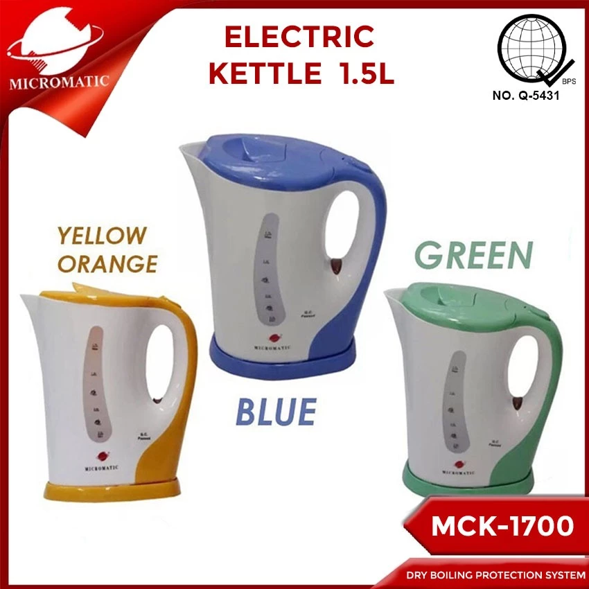 30% OFF Micromatic MCK-1700 Electric Kettle 1.5Liters