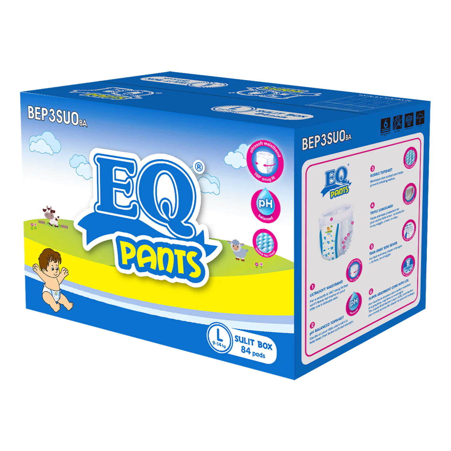 22% OFF EQ Pants Large Sulit Box 84s with Ultrasoft Waistband