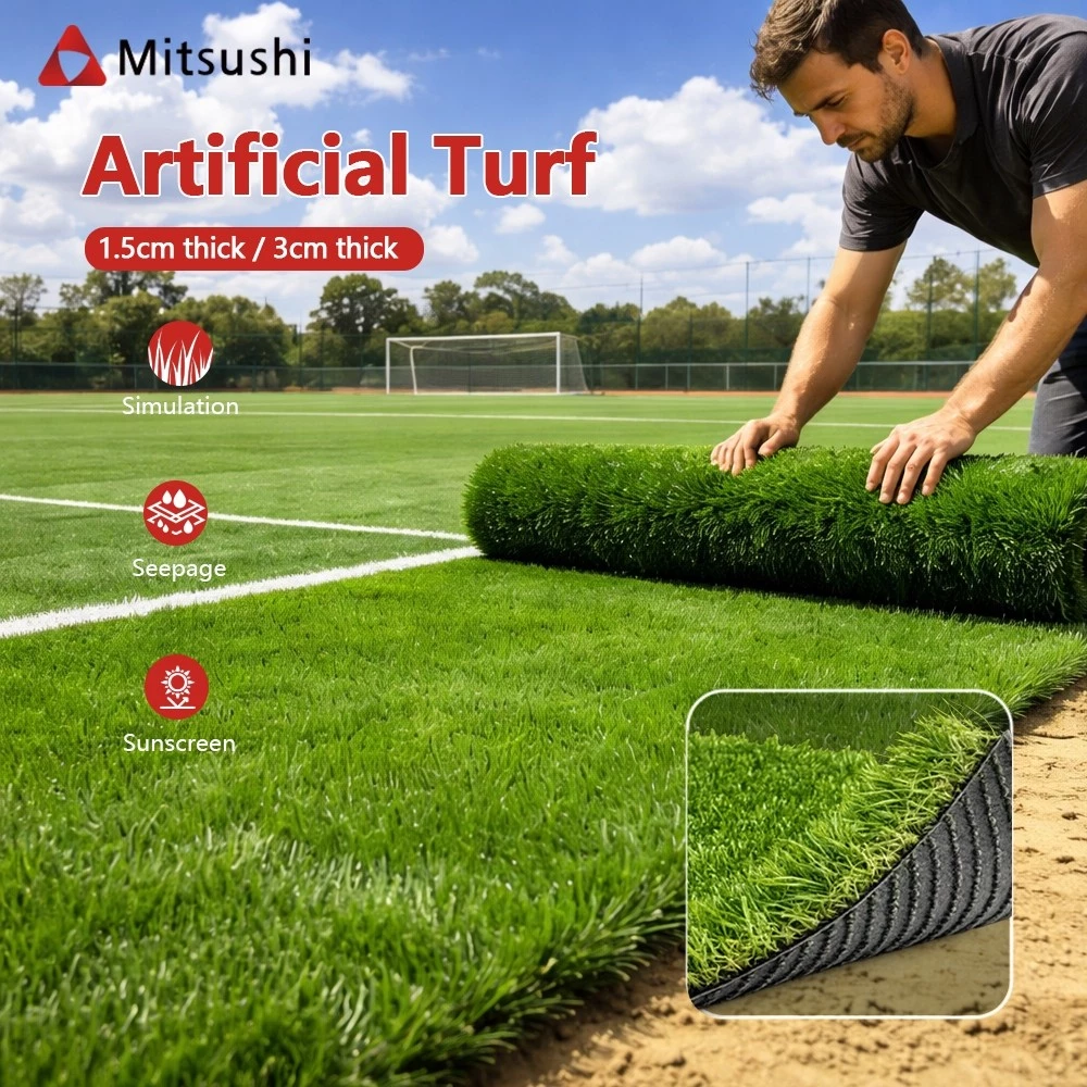 66% OFF Mitsushi High Quality Artificial Turf Outdoor Green Carpet Thickness 1.5cm/3cm for Garden Decoration