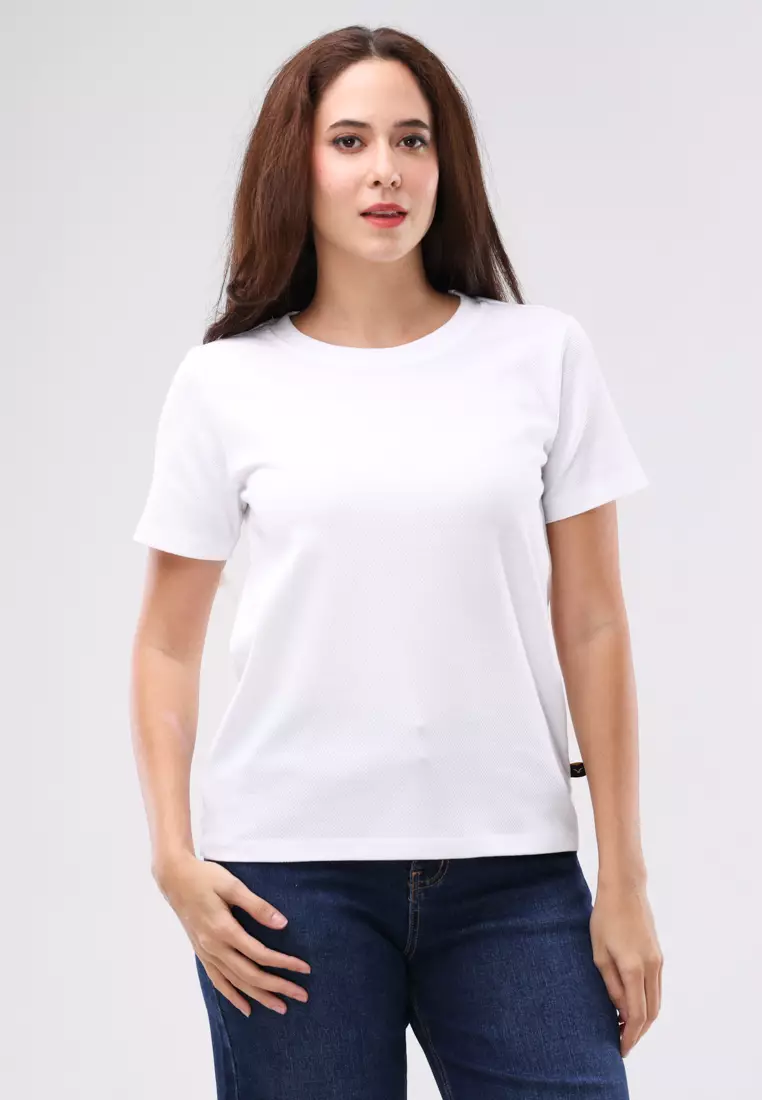 71% OFF Special Jacquard Knits Short Sleeve Blouse