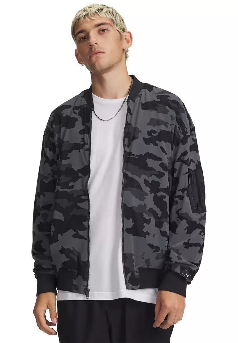 50% OFF Under Armour Sport Utility Mesh Bomber Jacket