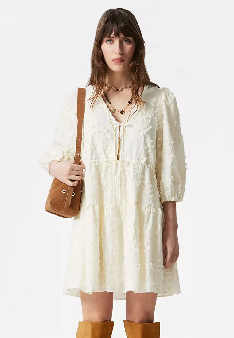 60% OFF & Other Stories Embroidered Mini Dress