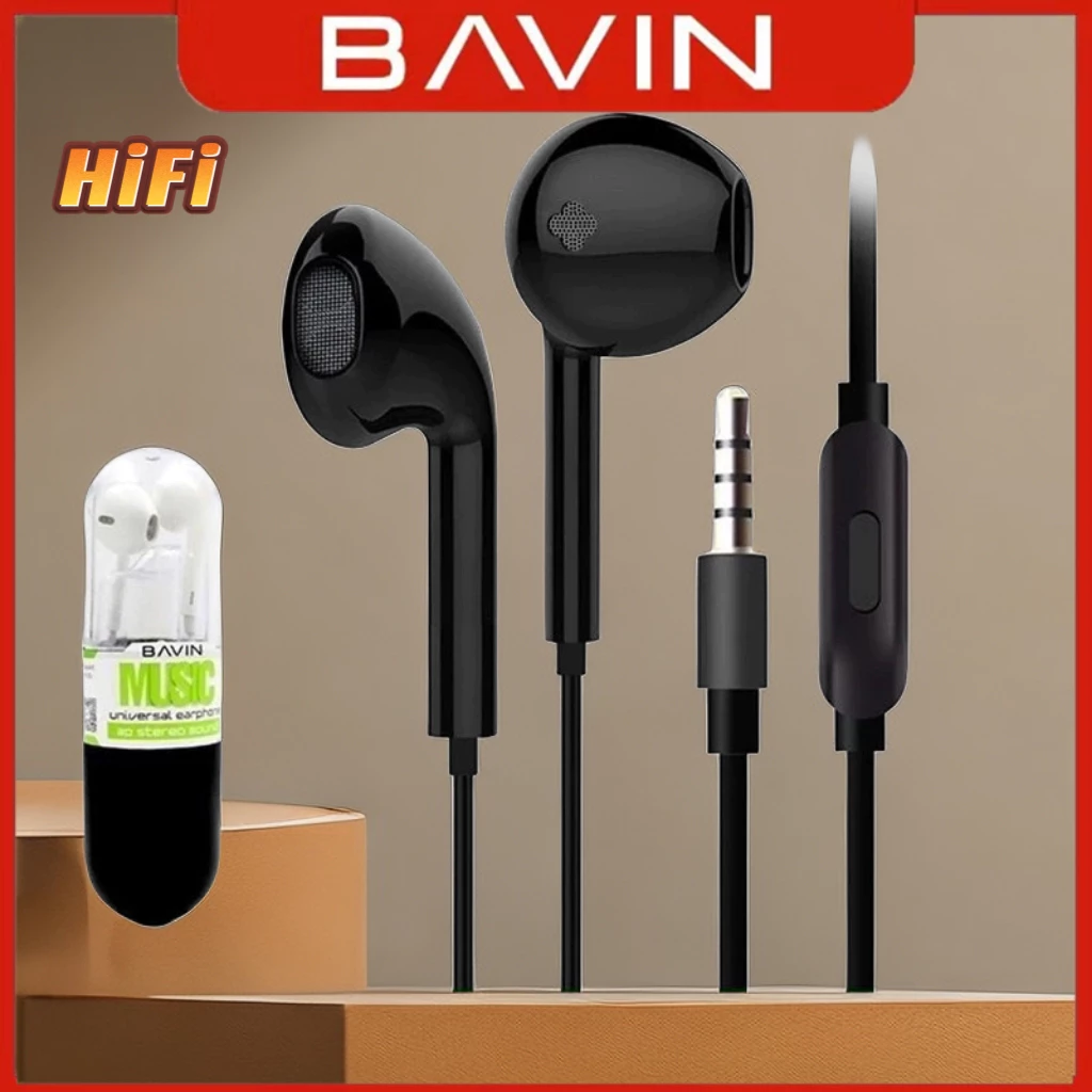 48% OFF BAVIN headset HX820 headphone Earphone 3D Stereo Sound universal headset with mic
