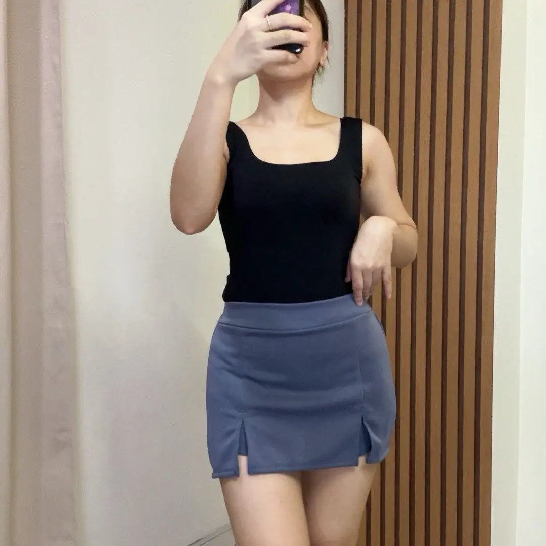 70% OFF JBYA: Korean Inspired Skater Split Skort Plain Womenswear  Fashion Skirt Fit Bottom Comfortable Style