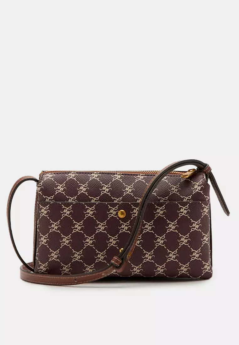 38% OFF Mango Crossbody Bag With Printed Logo