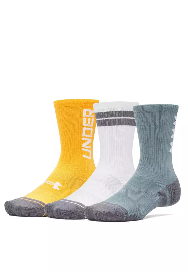22% OFF Under Armour 3 Packs Perf Tech Nov Crew Socks