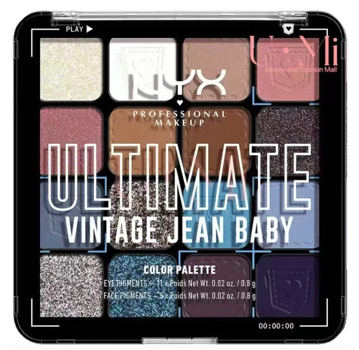 NEW NYX PROFESSIONAL MAKEUP Ultimate Shadow Palette 16-shade Eyeshadow Palette