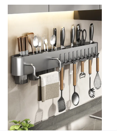 32% OFF WEIMEIYUAN | Wall-Mounted Multi-Function Kitchen Utensil Organizer