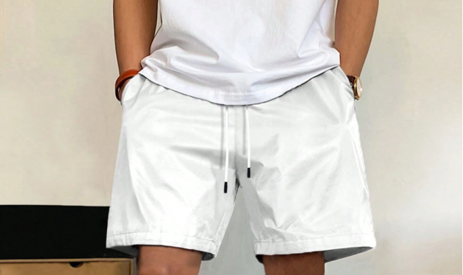 12% OFF Manfinity Homme Loose Fit Men's Shorts With Slant Pockets And Drawstring Waist