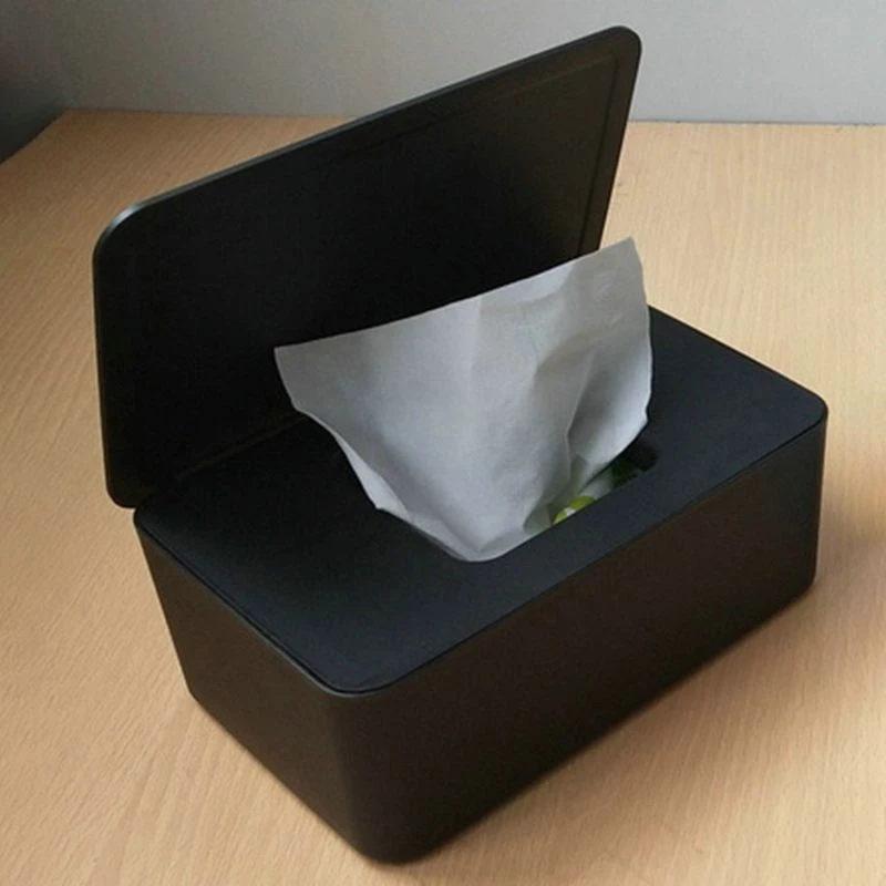 35% OFF Wet Wipes Dispenser Holder with Lid Dustproof Tissue Storage Box for Home Office