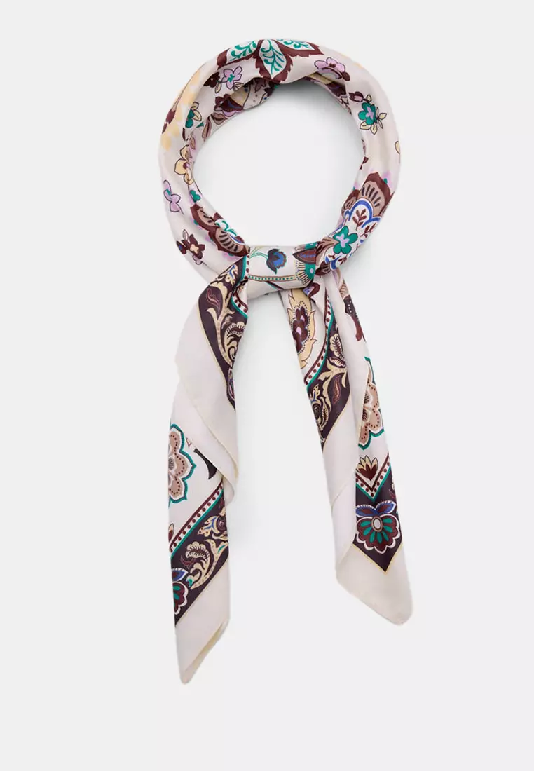 45% OFF Mango Floral Print Scarf