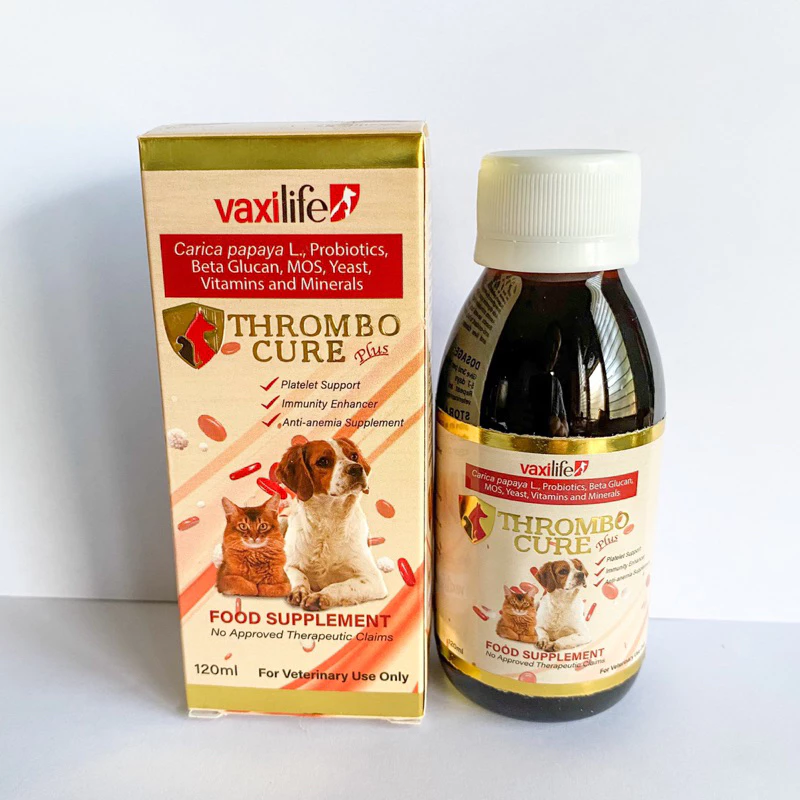 19%OFF Thrombo Cure Platelet Support Food Supplement for Pets 120ml
