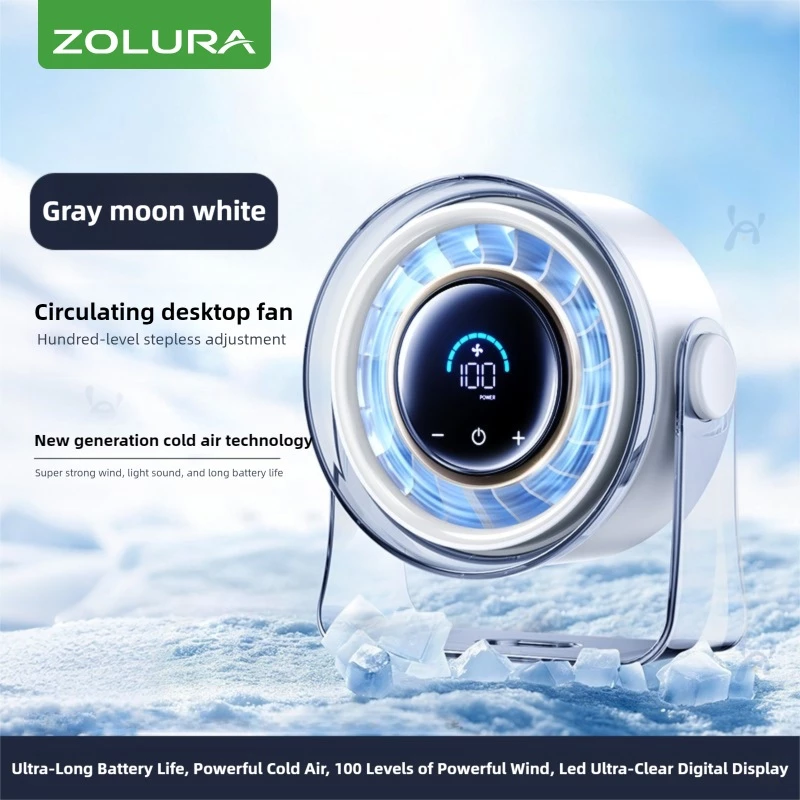 36% OFF New mini 15000mAh Portable USB Rechargeable Clip Fan Strong Wind Table Fan 90° Rotation for office