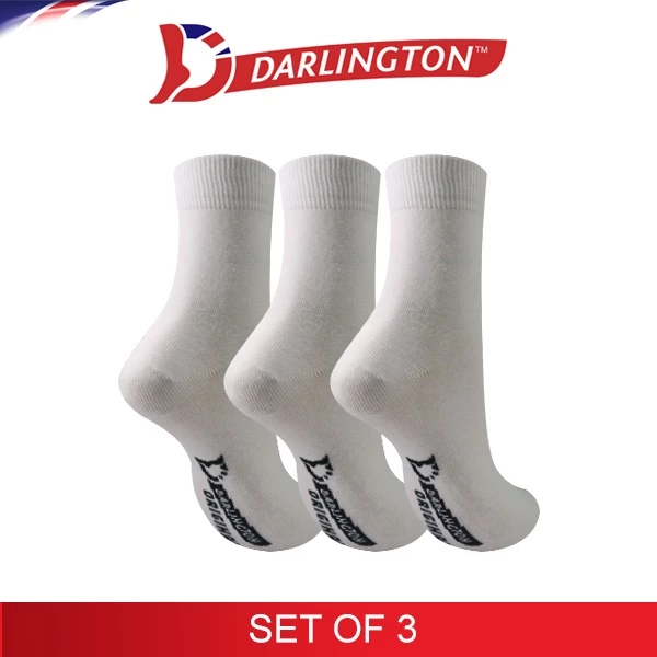 8% OFF Darlington Men Casual Cotton Medium Socks T9a168-1/931168 Original Cotton Set of 3