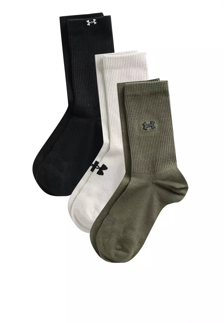 19% OFF Under Armour Sportstyle Cotton 3-Pack Crew Socks
