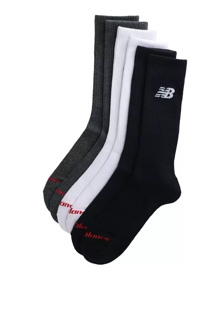 44% OFF New Balance 3 Pairs NB Everyday Crew Socks