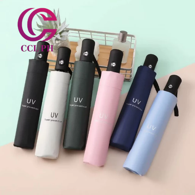 58% OFF CCL PH Umbrella Automatic Sunny Umbrella Anti-ultraviolet Folding Umbrella Men Women UV Design