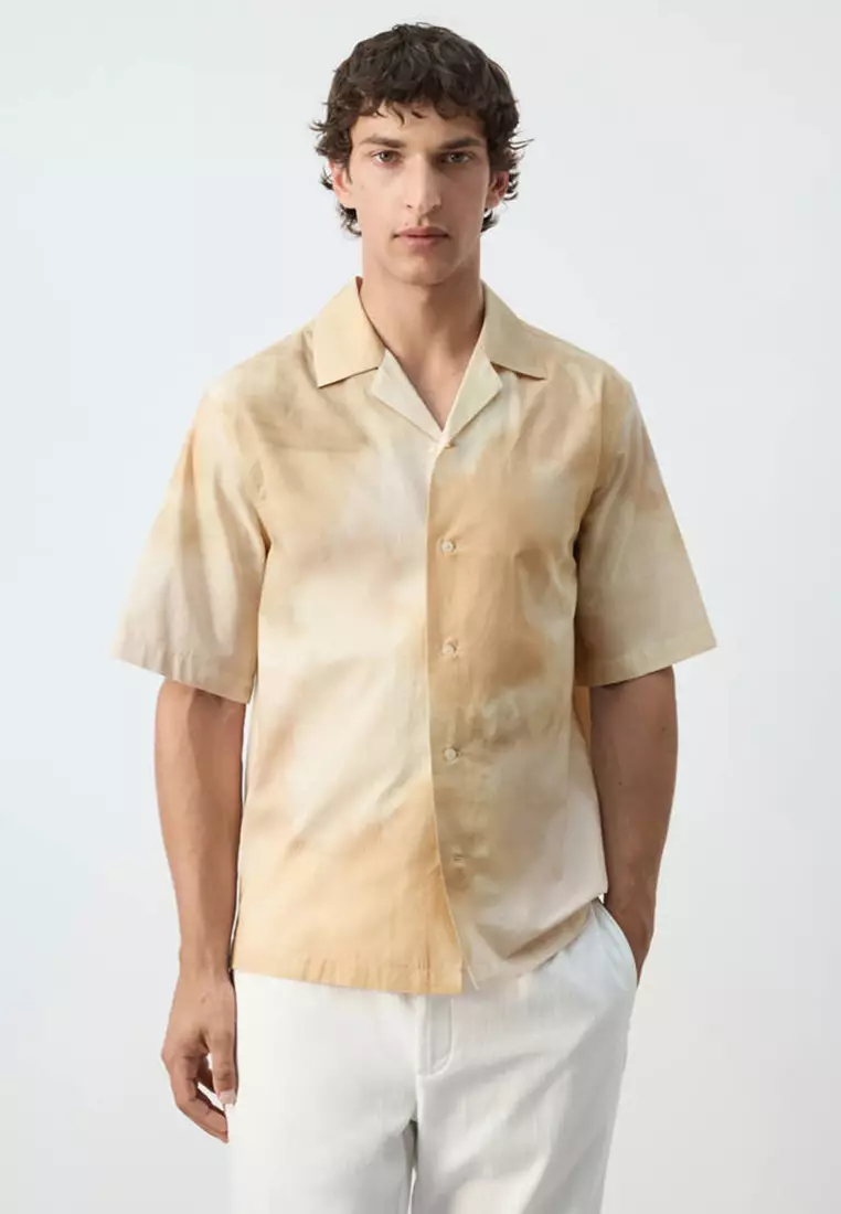 20% OFF MANGO Man 100% Cotton Printed Shirt
