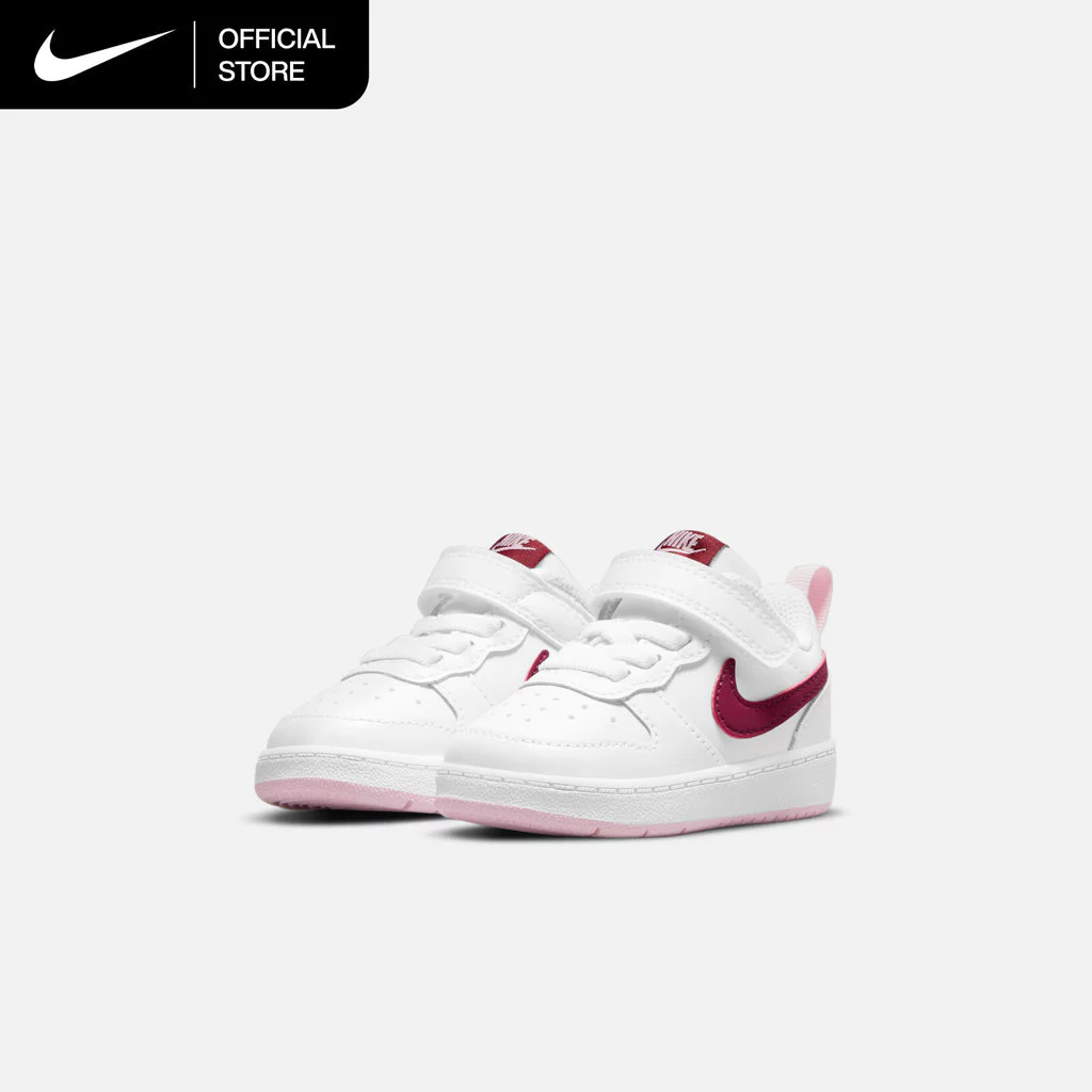 18% OFF Nike Baby/Toddler Court Borough Low 2 Shoes - White [BQ5453-120]