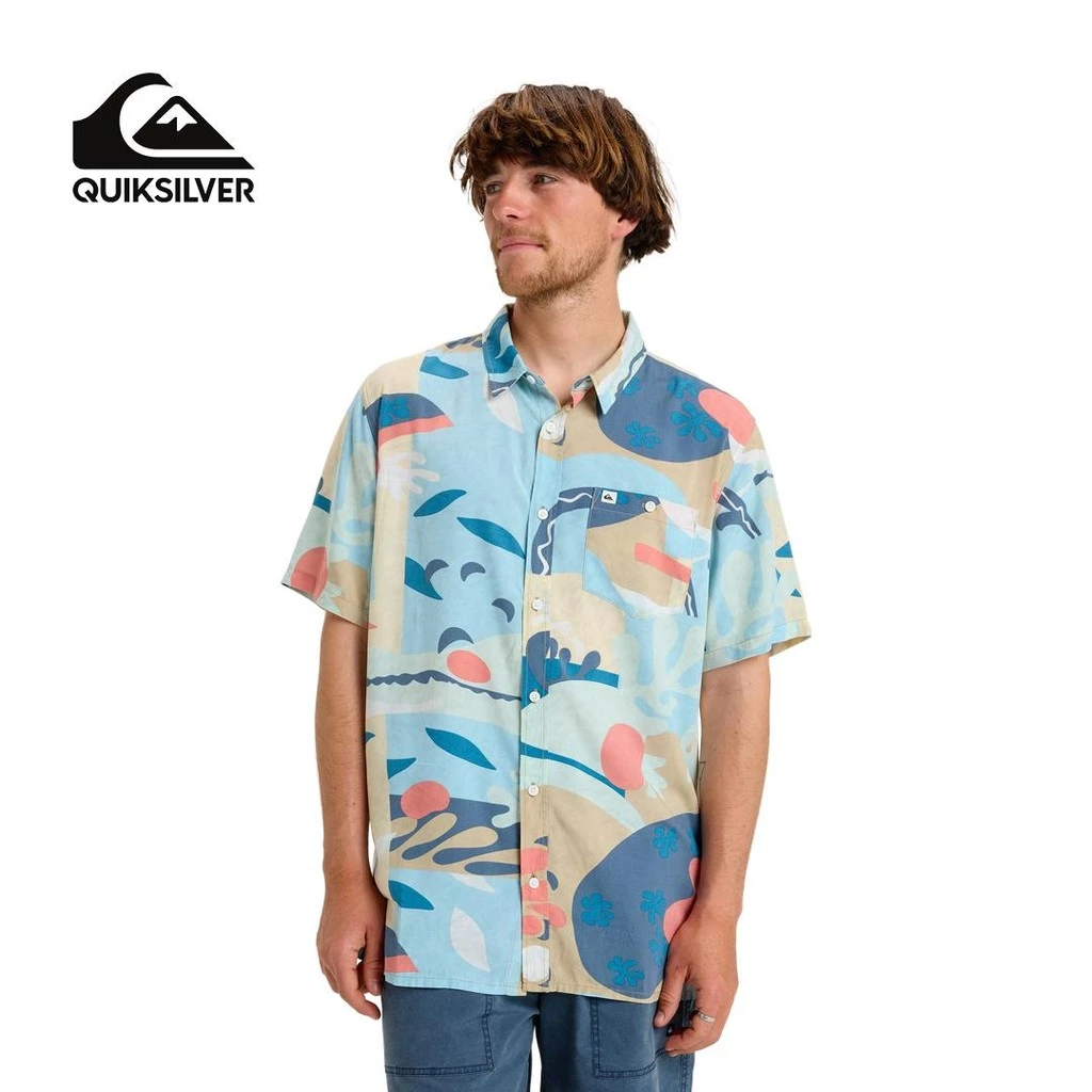 36% OFF Quiksilver Safe Paradise Ss Multi Mens Short Sleeves Polo