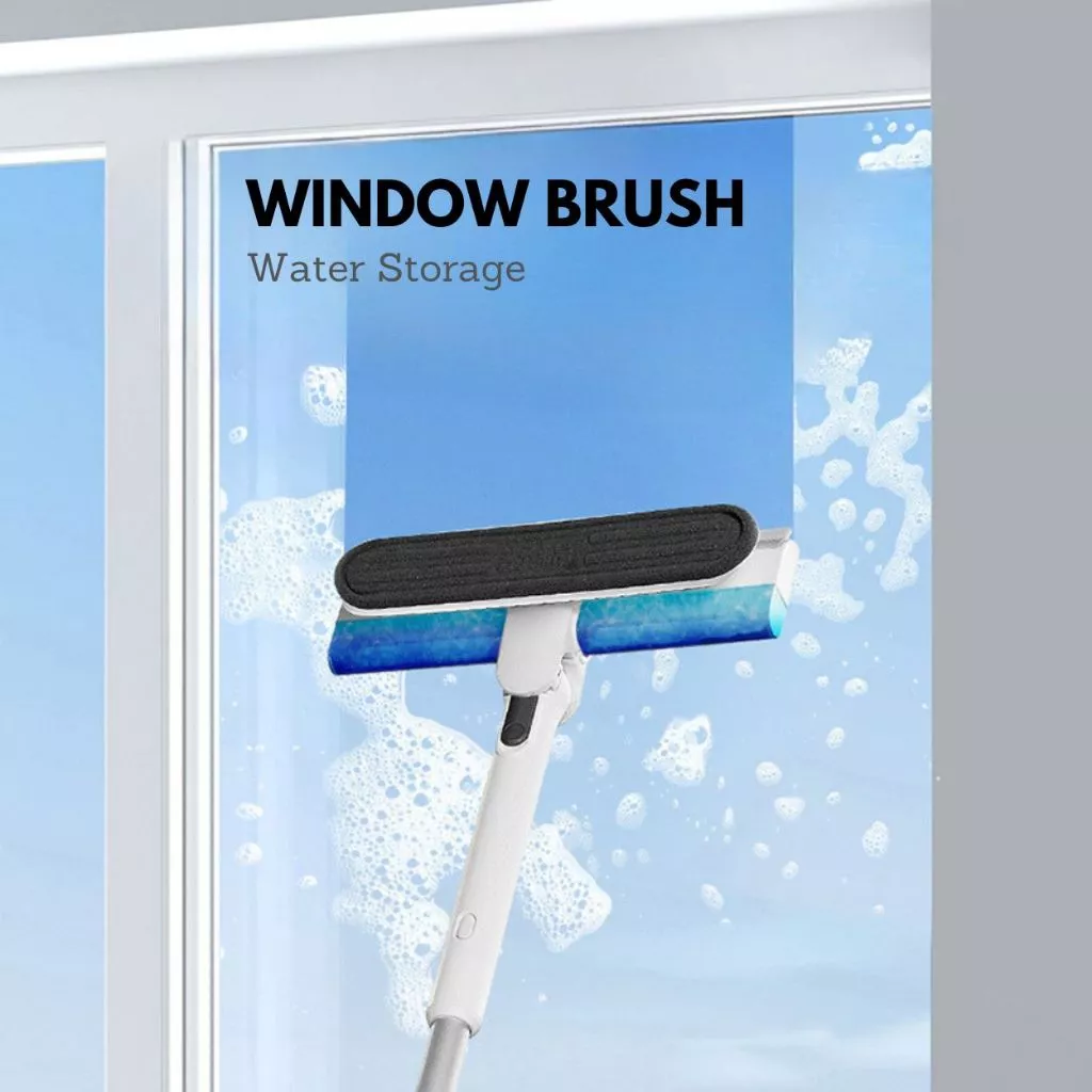 47% OFF LOCAUPIN 2in1 Window Wiper Squeegee with Detachable Handle Mirror Glass Cleaning Door Brush Tool
