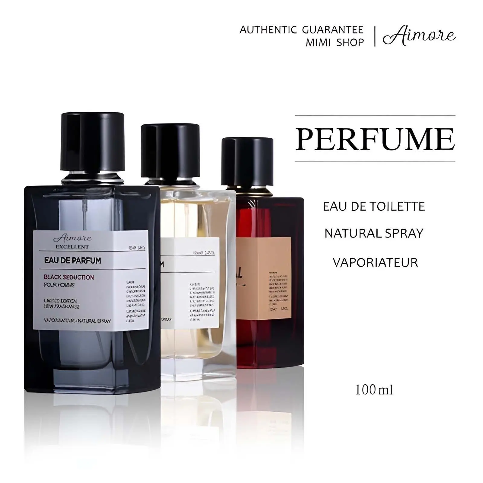 76% OFF AIMORE | HANNA'S SECRET SINCE2000 EAU DE PARFUM POUR HOMME LIMITED EDITION NEW FRAGRANCE 100ml vaporisateur-natural spray