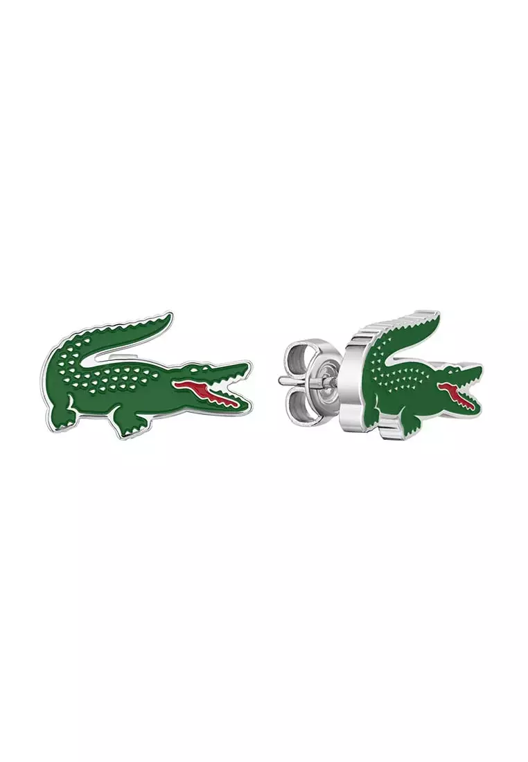 20% OFF Lacoste Arthor Silver Earrings LAJ-2040230