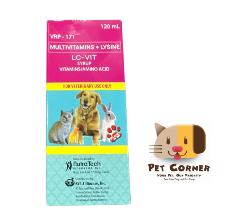 4% OFF LC VIT FOR DOGS, CATS, AND SMALL MAMMALS /LC VIT PLUS FOR CATS