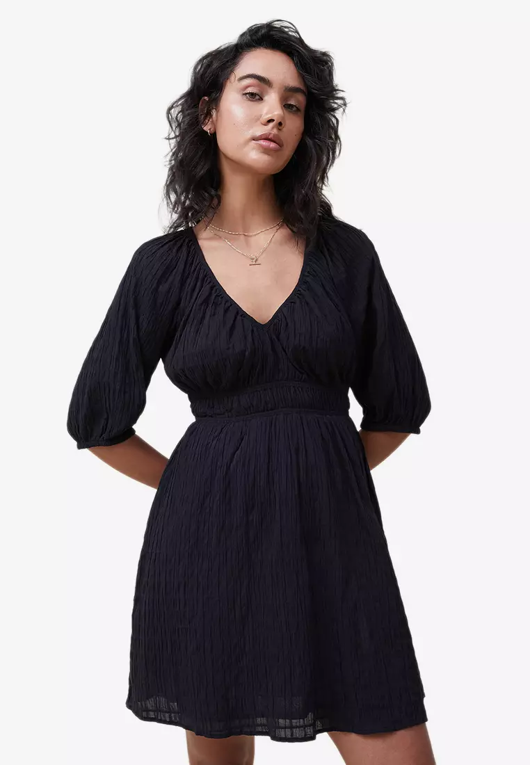 80% OFF Brooklyn Full Sleeves Babydoll Dress