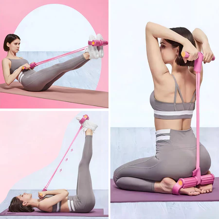 77% OFF Yoga Training Tension Rope Foot Pedal Resistance Band Sit-ups Foot Pedal Resistance Band