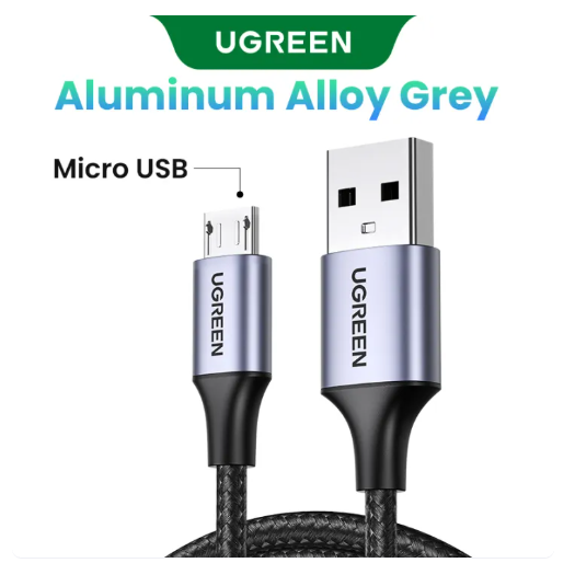 23% OFF UGREEN Micro USB Cord Nylon Braided Fast Charging Data Transfer Cable for vivo y11 poco x3 SAMSUNG J7 Pro Android Mobile Phone