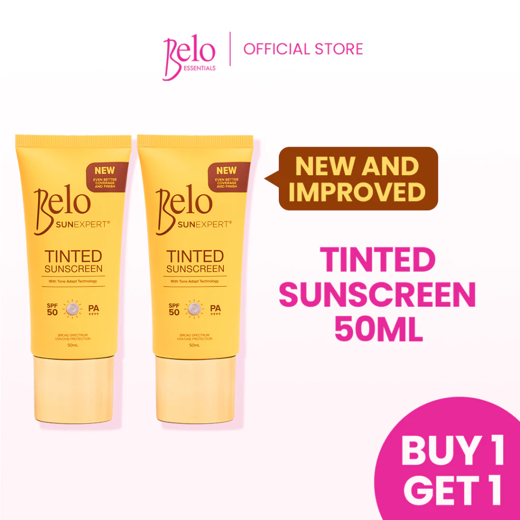 50% OFF Belo SunExpert Tinted Sunscreen SPF50 PA++++ 50mL Buy1 Take 1