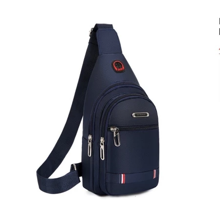 2% OFF Small Sling Bag Crossbody Chest Shoulder Water Resistant Travel Bag for Men Women Boys With Earphone