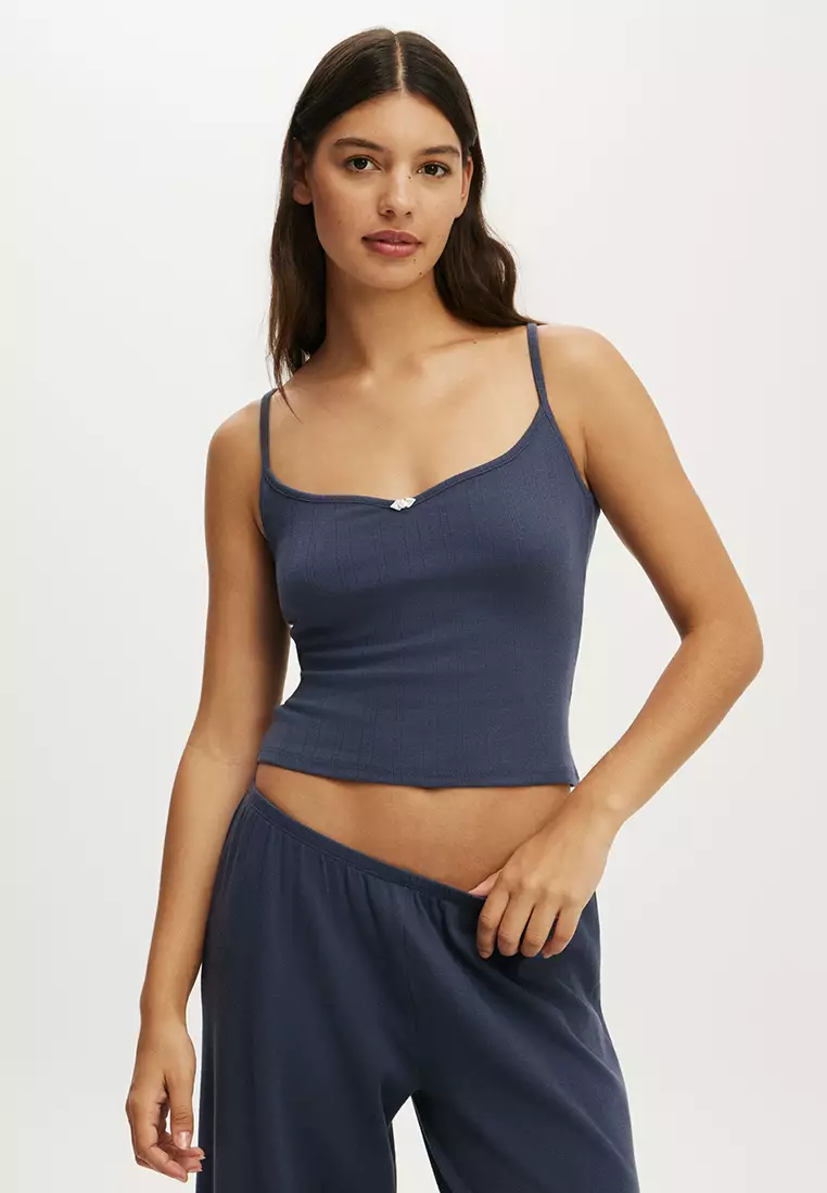 61% OFF Dreamy Soft Pointelle Cami Top