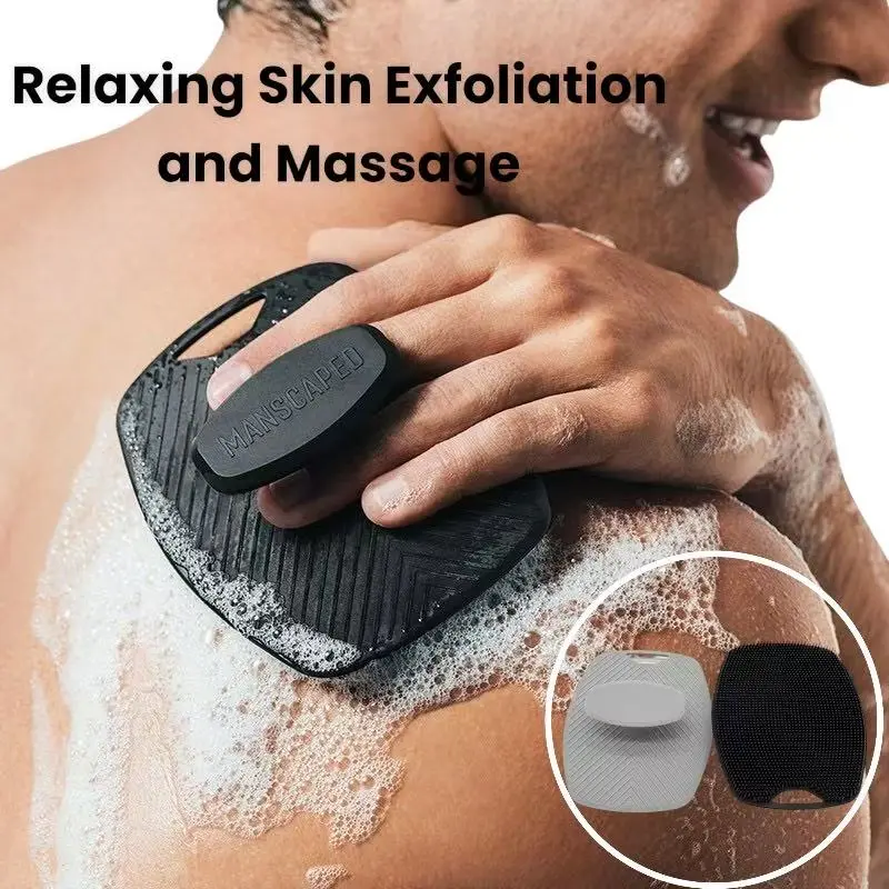 63% OFF SPA Silicone Bath Brush Non-Slip Back Scrubber & Exfoliator | Deep Cleansing Body Massage Brush for Shower & Bath Routine