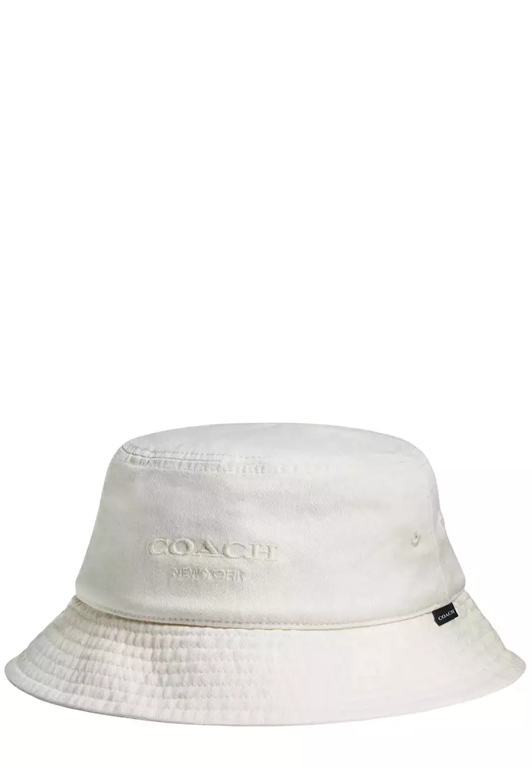 48% OFF Denim Bucket Hat - Chalk CAA63