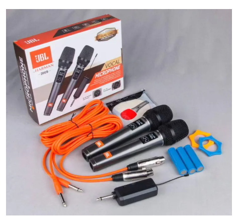 24% OFF NEW JBL Harman 100S/200S Dual Use UHF Professional Wireless/Wire Microphone With Built-In Rechargeable Battery And 6M MIC Wire