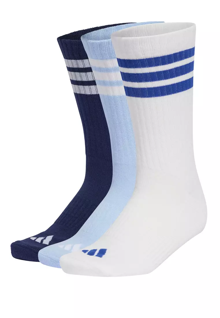24% OFF ADIDAS 3-Stripes Cushioned Sportswear Crew Socks 3-Pair Pack