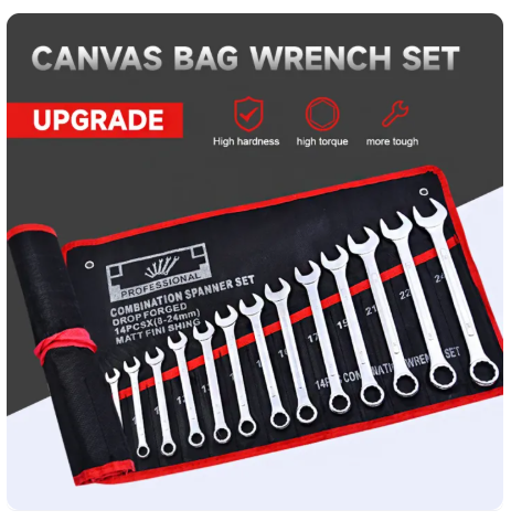 88% OFF Professional 8 12 14pcs Combination Wrench Spanner Car Repair Box Set Tools Set 8-24mm SATA Tools Set Hardware Storage Box Heavy Duty Car Workshop Repair Socket Wrench Alat Pembaikan Kereta Pemutar Skru Sepana 工具
