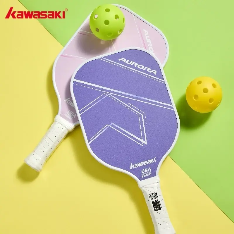 55% OFF Kawasaki Pickleball Paddle AURORA 220g Fiberglass Pickleball Racket Offensive Racket for Beginners