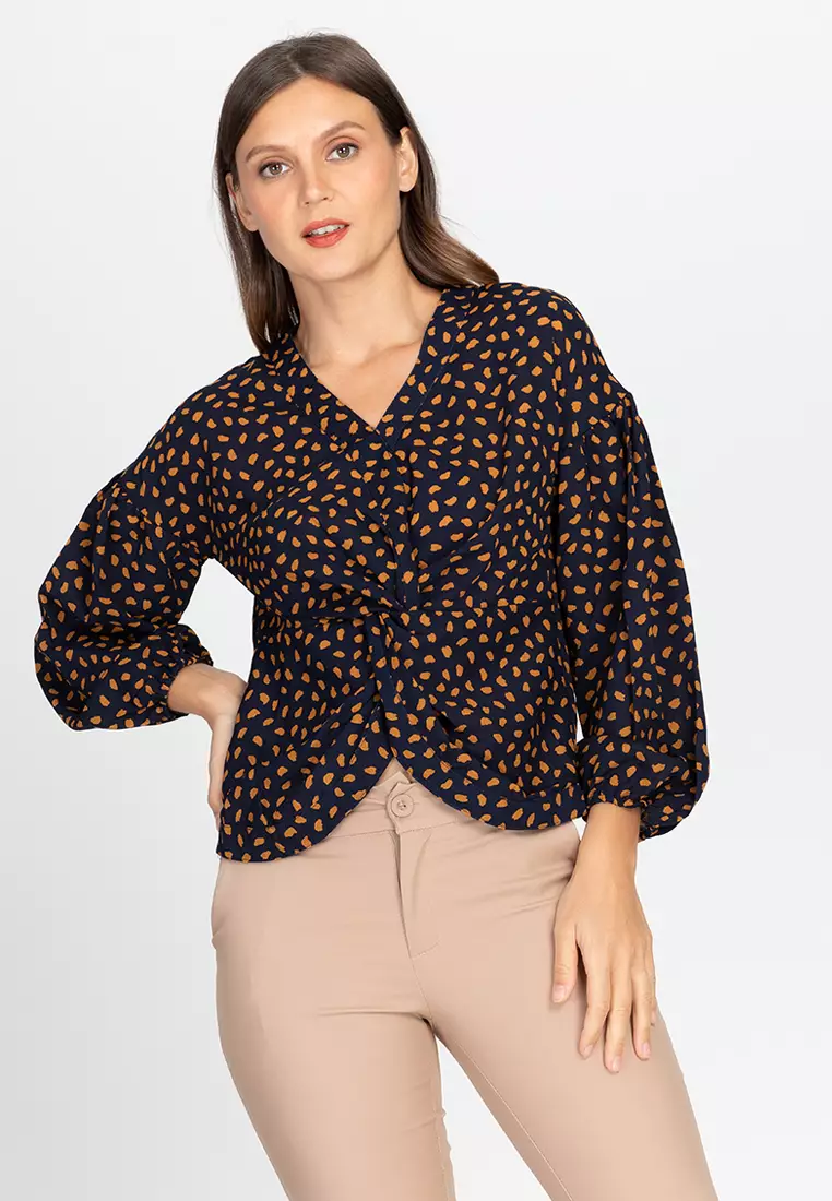 72% OFF BADOMODA Pele Twist Wrap Top