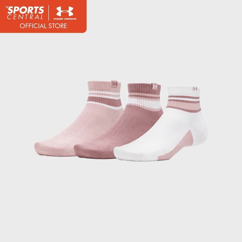 40% OFF UA Unisex Sportswear Cotton NV QUArter Socks | 1390131