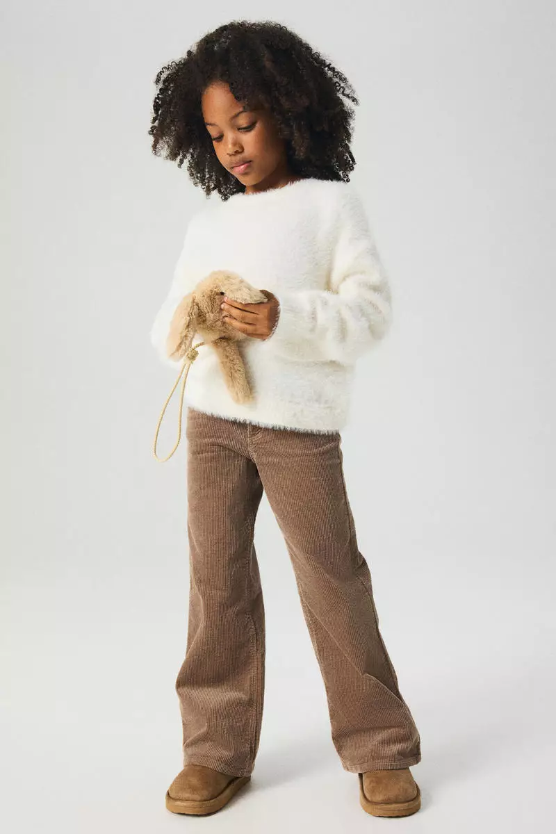 40% OFF Wide cotton corduroy trousers